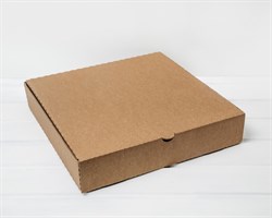 Коробка для пирога, 35х35х7 см, крафт