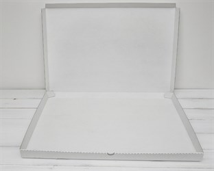 Коробка плоская, 61х41х3,5 см, белая