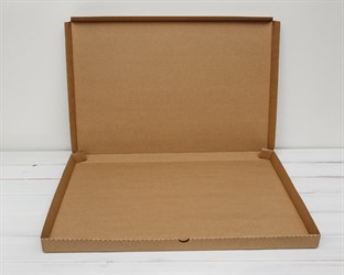 Коробка плоская, 61х41х3,5 см, крафт