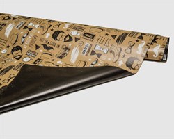 УЦЕНКА Бумага упаковочная, 70х100 см, «Брутальному мужчине», 1 лист У0203066-УЦ